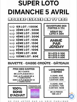 Image Super LOTO animé par jérémy à 20H00 (photo 1)