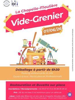 Image Vide Grenier La Chapelle Moulière (photo 1)
