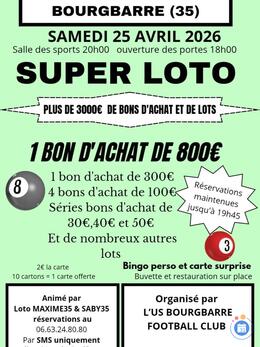 Image Super loto organisé par l’US Bourgbarre football club (photo 1)
