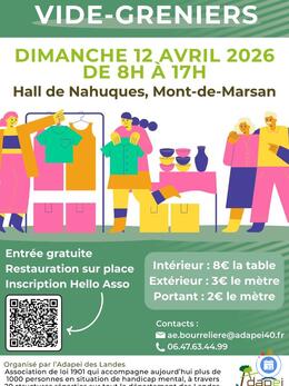 Image Vide grenier - Adapei des Landes (photo 1)