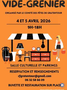 Image Vide grenier du comite des fetes de gratentour (photo 1)