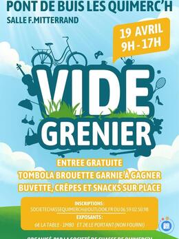 Image Vide grenier organisé par la société de chasse de Quimerc'h (photo 1)