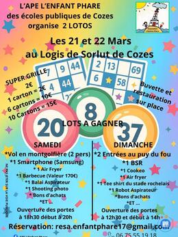 Image Deux Lotos au profil des écoles publiques de Cozes (photo 1)