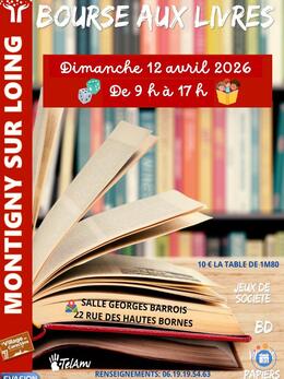 Image Bourse aux livres, vieux papiers, jeux de société, CD, DVD, (photo 1)