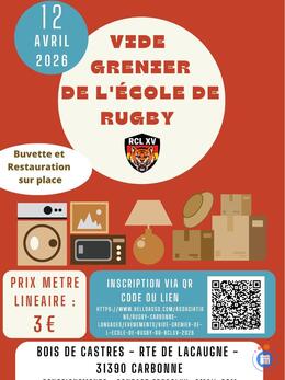 Image Vide grenier du rugby carbonne longages xv (photo 1)