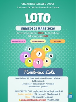 Image Loto ape vouneuil sur vienne (photo 1)