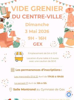 Image vide grenier du cos centre ville Gex (photo 1)