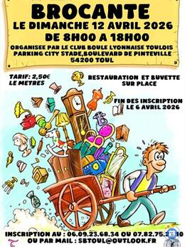 Image Brocante organisé par le club bouliste toulois (photo 1)