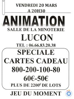 Image Soirée Animation Loto Spéciale Carte Cadeau (photo 1)