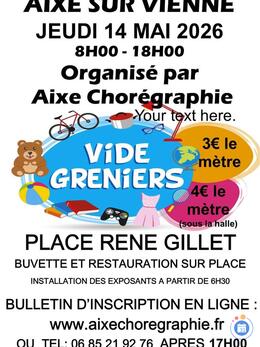 Image Vide grenier annuel aixe choregraphie (photo 1)