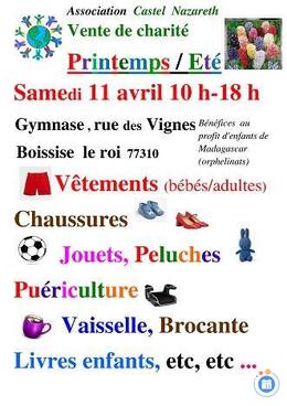 Image Vente de charité Printemps et Eté (photo 1)