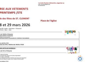 Image Bourse aux vetements printemps ete trait d'union clementin (photo 1)