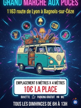 Image Marché aux puces de Bagnols sur cèze (photo 1)