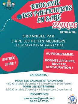 Image Vide grenier de particulier en salle (photo 1)