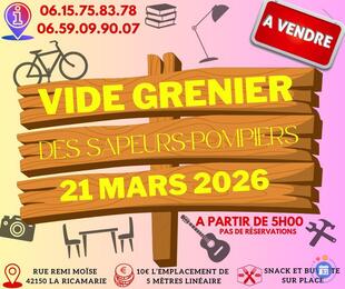 Image Vide-Grenier des Sapeurs-Pompiers de La Ricamarie (photo 1)