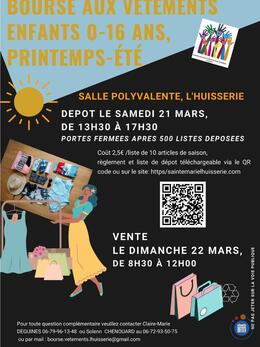Image Bourse aux vêtements printemps-été et puériculture (photo 1)