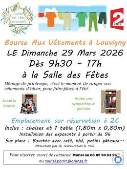 Image Deuxieme bourse aux vetements de louvigny (photo 1)