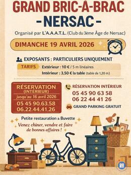 Image Grand Bric à Brac A.A.A.T.L NERSAC (photo 1)