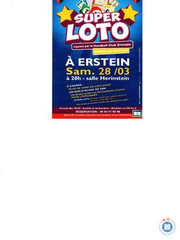 Image Loto handball club Erstein animé par Christophe (photo 1)