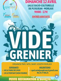 Image Vide grenier APEL Saint Joseph Morlaix (photo 1)