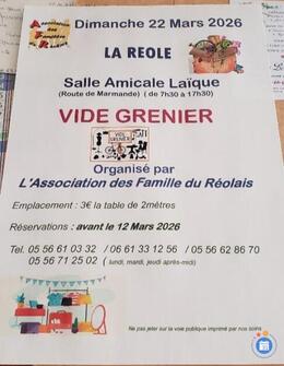 Image Vide grenier salle l'amicale laïque (photo 1)