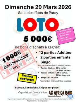 Image Loto organisé par l'AX Africa Raid (photo 1)