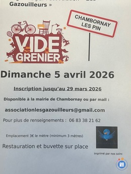 Image Vide grenier chambornay les pin (photo 1)