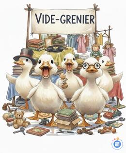 Image Vide greniers à Bligny-En-Othe avec l'Assoc. Les Canetons (photo 1)