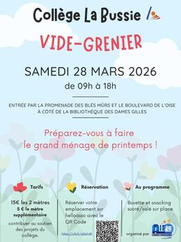 Image Vide-grenier de printemps du Collège La Bussie (photo 1)