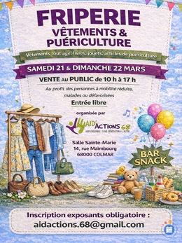 Image Friperie vêtements et puériculture (photo 1)