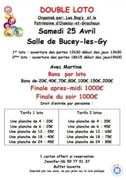 Image DOUBLE LOTO des Bog's et du Patrimoine (photo 1)