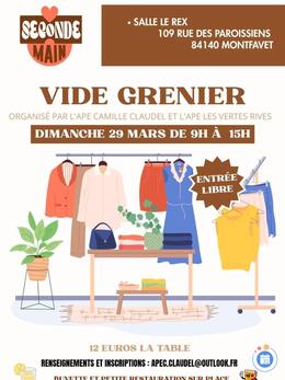 Image Vide grenier des Ape Vertes Rives et Camille Claudel (photo 1)