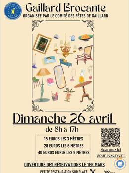 Image Brocante annuelle du comite des fetes de Gaillard (photo 1)