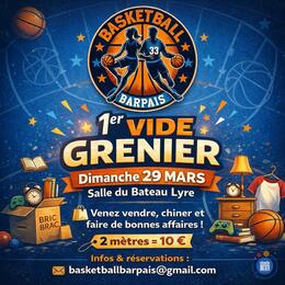 Image VIDE GRENIER organisé par l’association Basketball Barpais (photo 1)