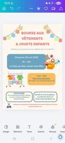 Image Bourse aux vetements à la Halle aux blés de Soultz (photo 1)