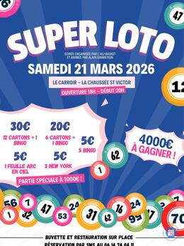 Image Super loto du basket ball de la chaussee st victor 41260 (photo 1)