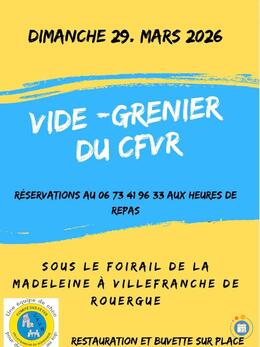 Image Vide grenier du comité des fêtes de villefranche de rouergue (photo 1)