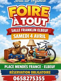 Image Grande foire a tout salle Franklin Elbeuf (photo 1)