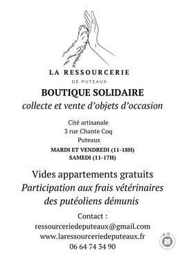 Image Boutique d'association la ressourcerie de puteaux (photo 1)