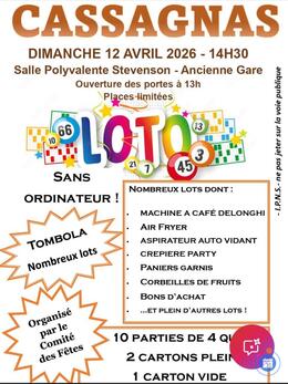 Image Loto du comité des fêtes de Cassagnas (photo 1)