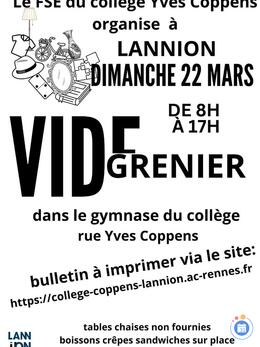 Image Vide grenier du FSE du Collège Yves Coppens (photo 1)