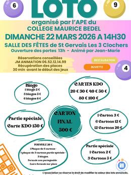 Image Loto APE Collège Maurice Bedel (photo 1)