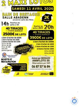 Image 2maxi lotos Animé par ANIMLOTO35 Bernard (photo 1)