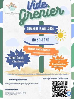 Image Vide Grenier APE Antoine de Saint-Exupéry Challans (photo 1)