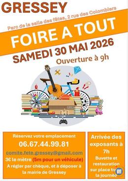 Image Foire à tout annuelle Gressey (photo 1)