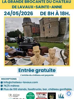 Image La Grande Brocante du Chateau de Lavaux-Sainte-Anne (photo 1)