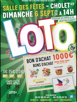 Image Grand loto du Secours Populaire de Cholet (photo 1)