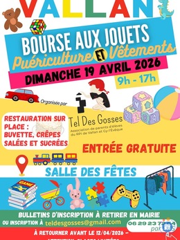 Image Bourse aux jouets, puériculture et vêtements (photo 1)