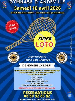 Image SUPER LOTO - Tennis Club Andeville (photo 1)