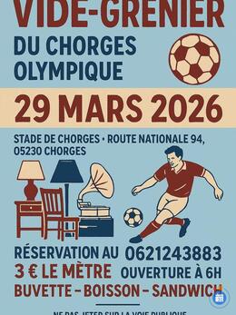 Image Vide grenier du Chorges Olympique (photo 1)